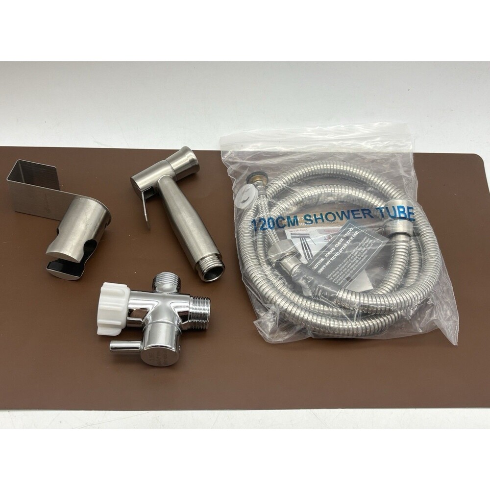 Handheld Bidet Sprayer Kit Stainless Steel Hose Toilet Attachment Set New